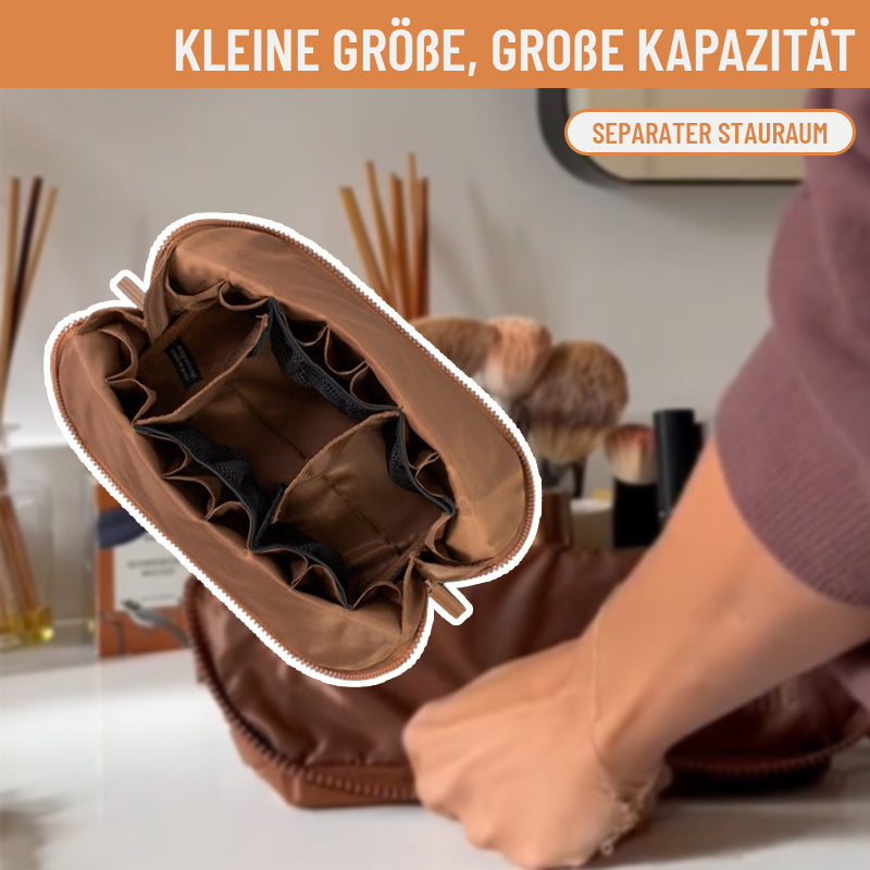 Tragbare Kosmetiktasche mit großem Fassungsvermögen