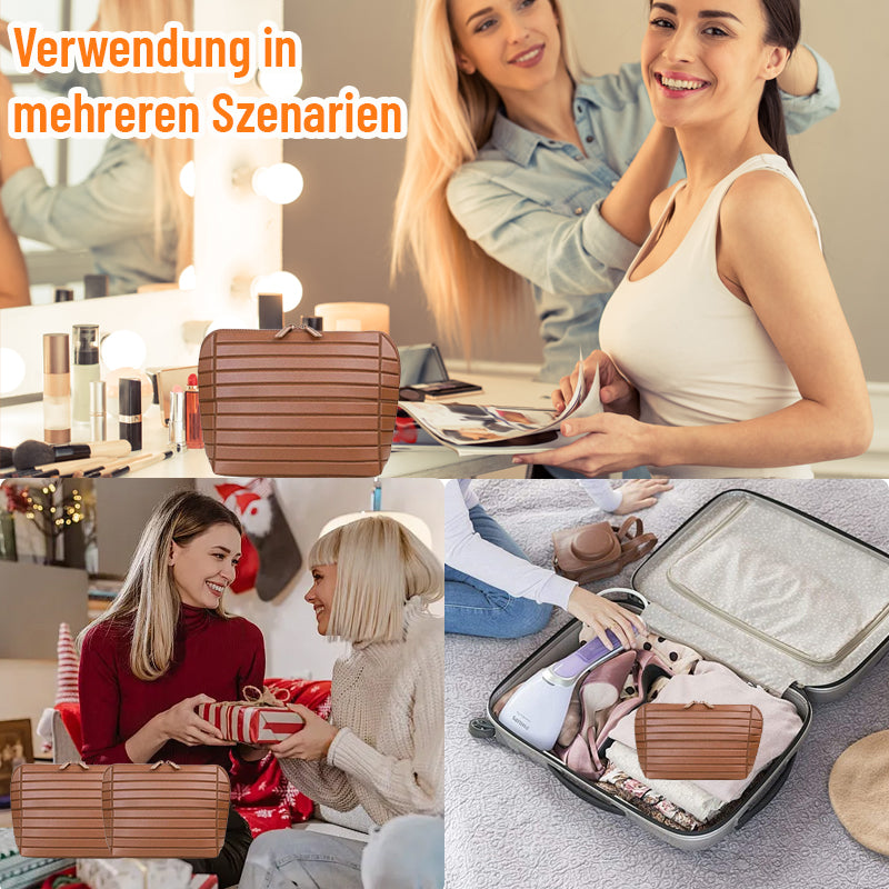 Tragbare Kosmetiktasche mit großem Fassungsvermögen