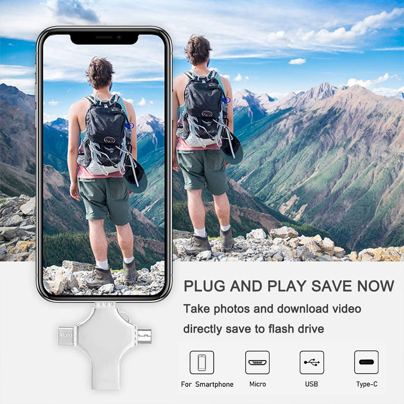 Vier-in-eins-Cross-USB-Flash-Laufwerk