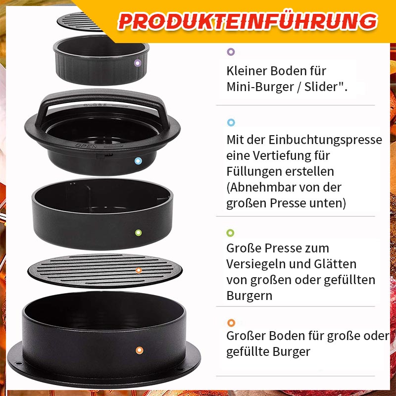 🍔3-in-1 Burgerpresse