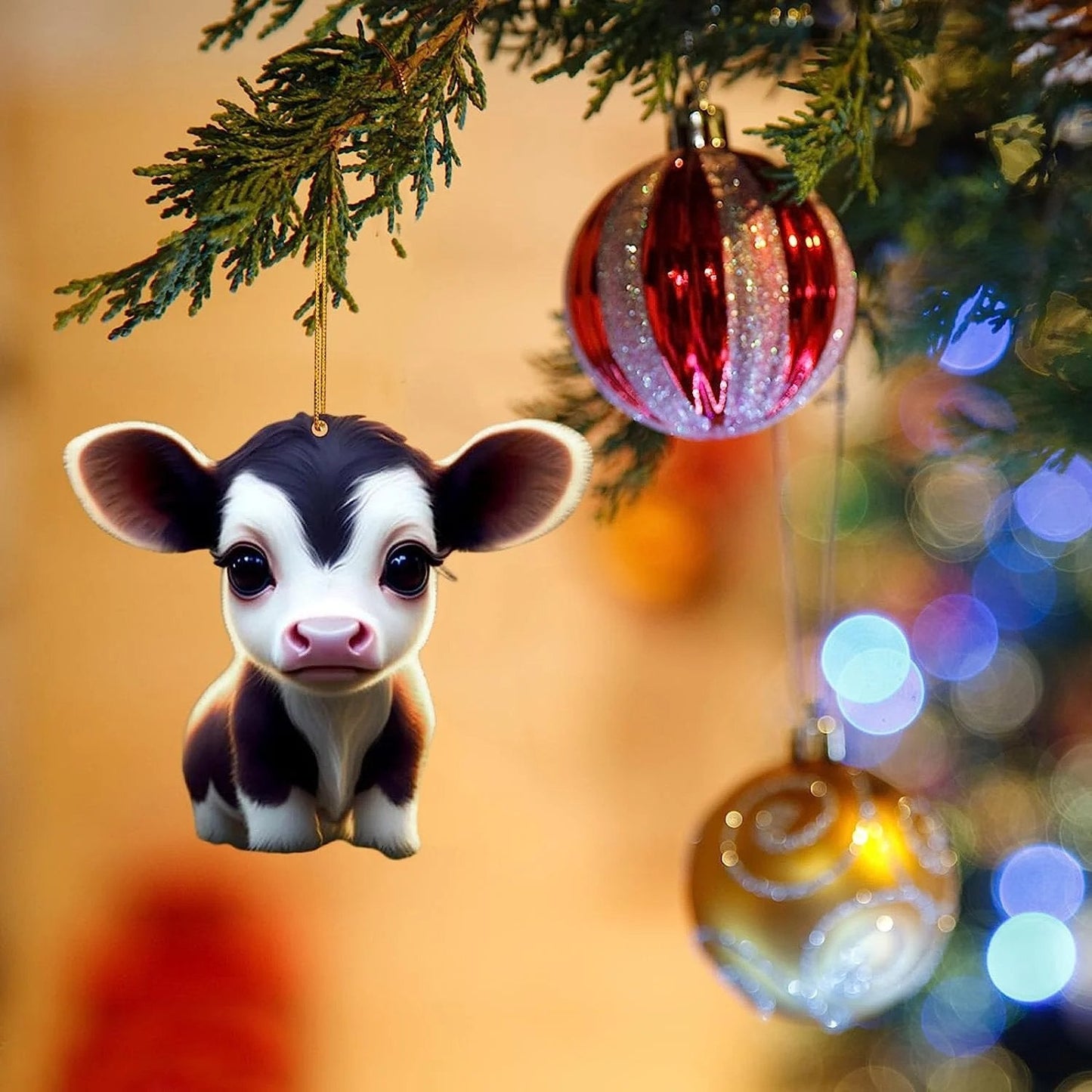 Cartoon-Kuh-Ornament